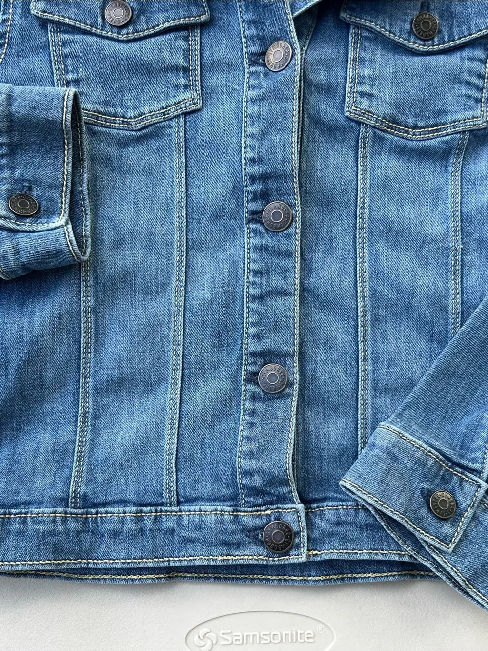 Gymboree Medium Blue Kids Denim Jacket with Button Front